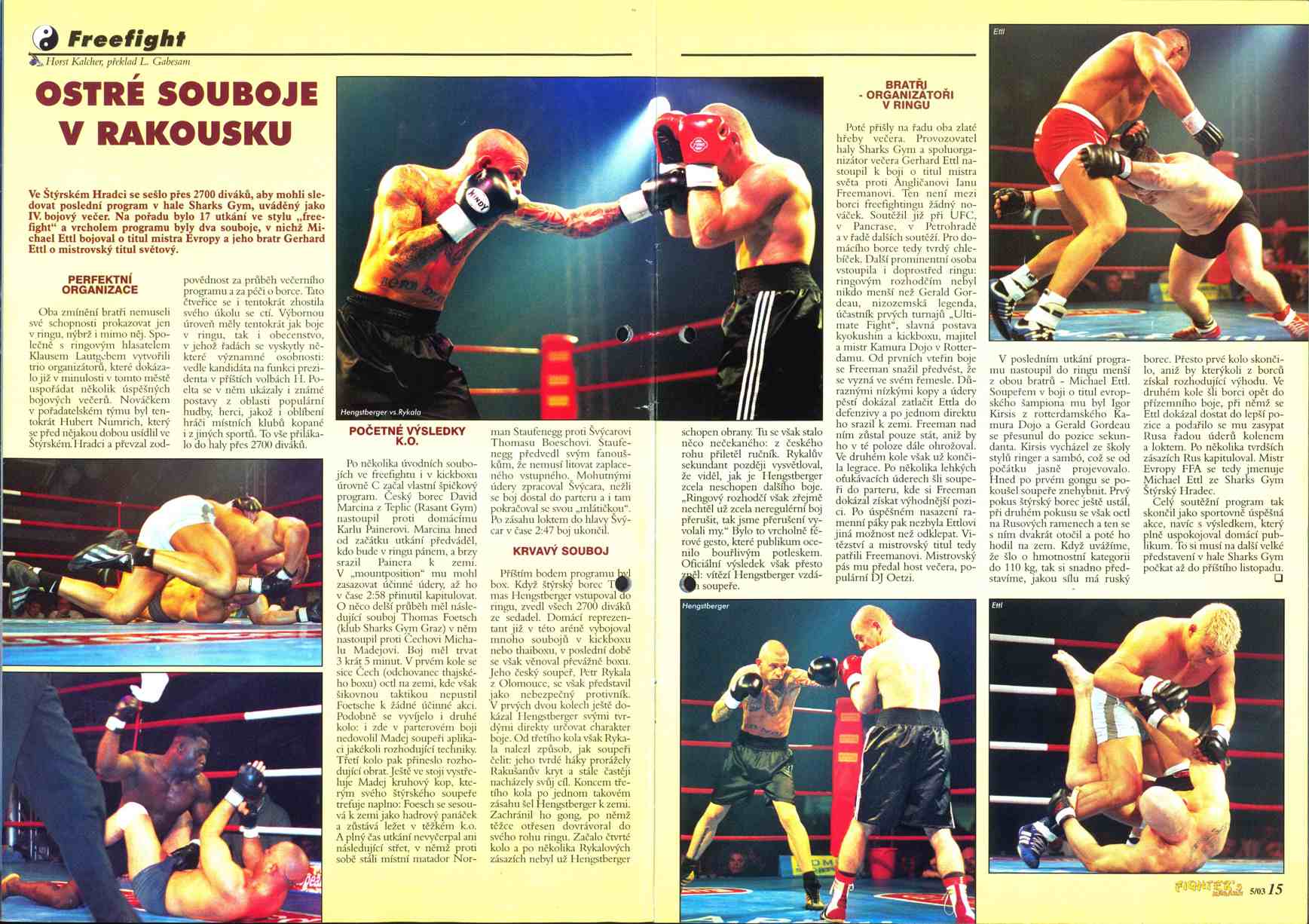 FIGHTERS Magazin Tschechei 2003